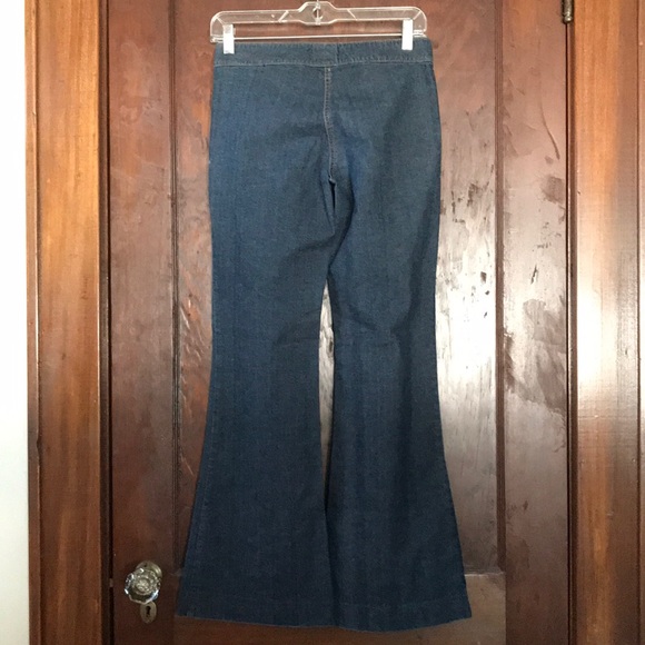 Theory Denim Trouser Wide Leg Jeans - Size 0 - Picture 3 of 7